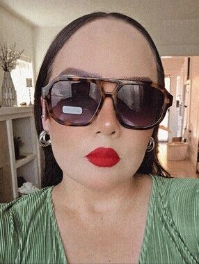 Tortoiseshell Oversized Square Sunglasses - Women Accessories